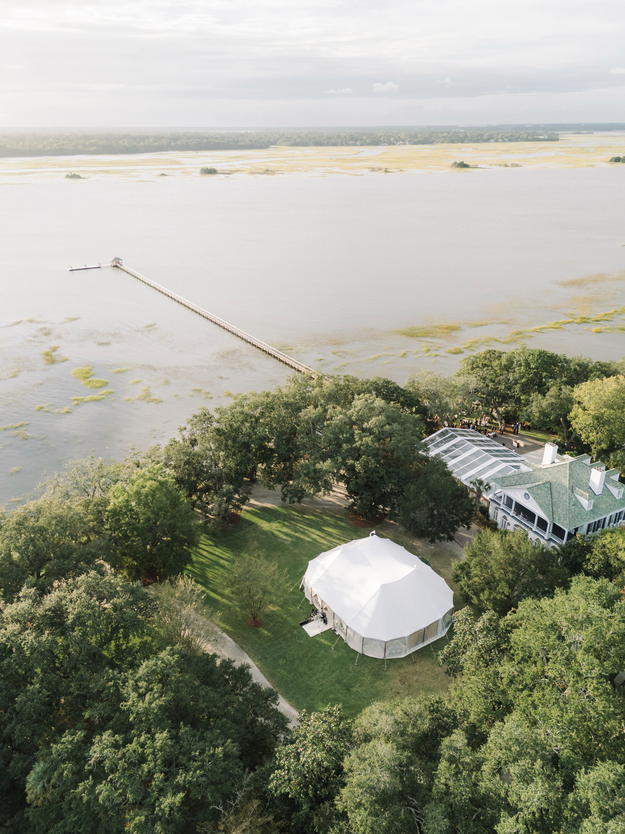 Ashley Andrew Lowndes Grove Wedding 974 fox events aaronadjillian photog 60x70 sail pickle